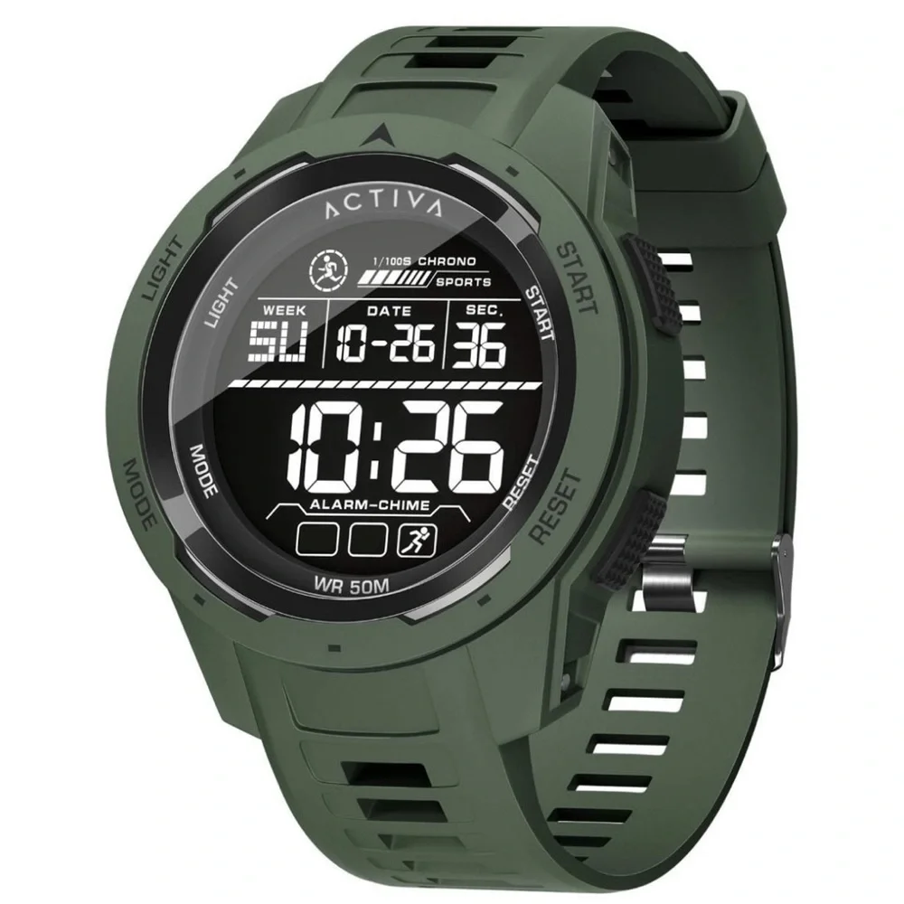 Activa X Terrain Invicta Digital Men's Watch - 45mm, Green NWT